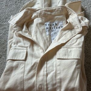 Frank & Eileen Off-White Utility Jacket